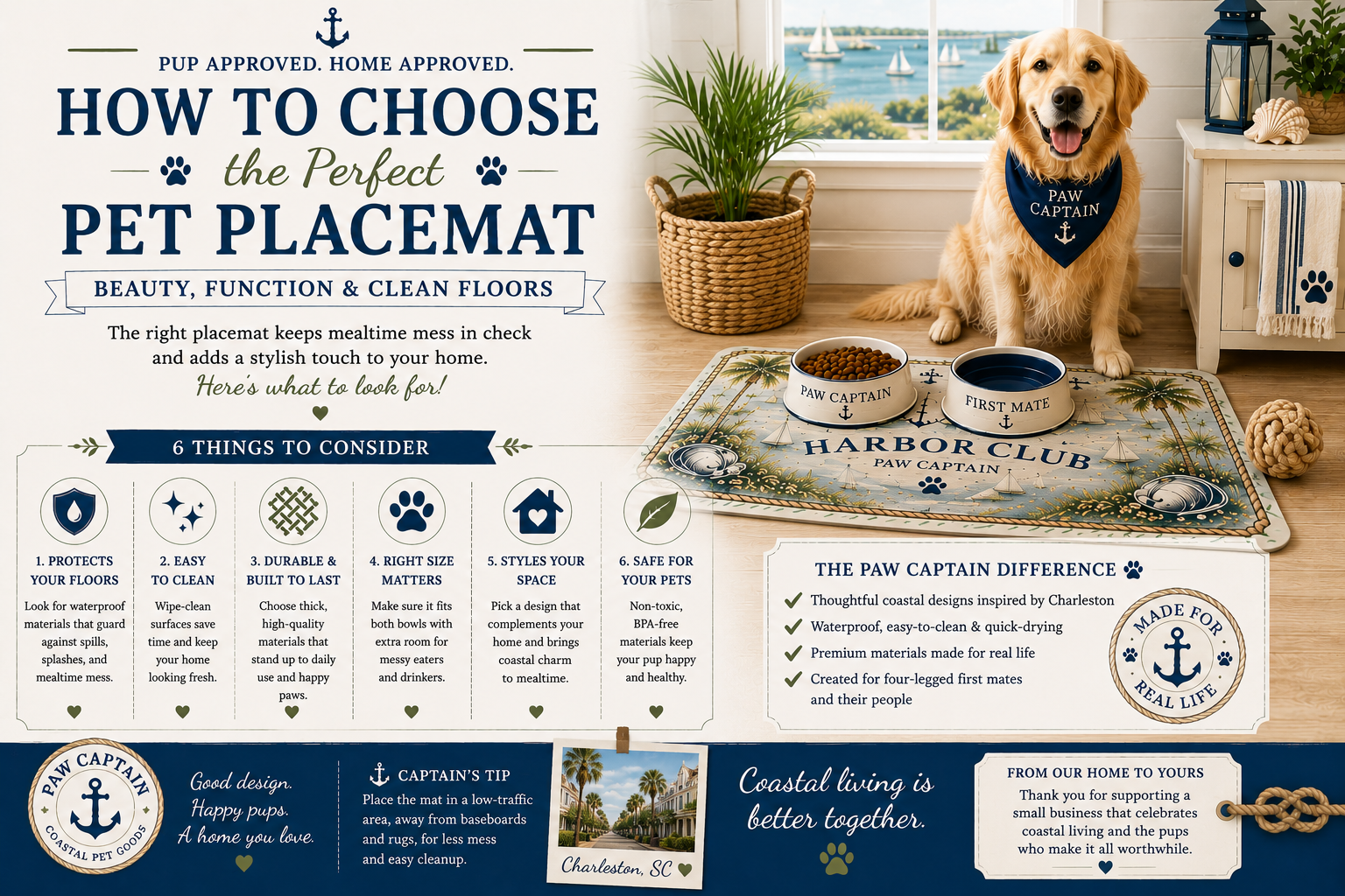 What Size Pet Placemat Do You Need for Your Dog?
