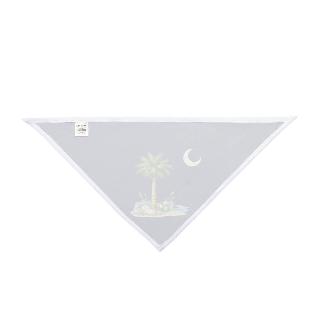 Palmetto State Dog Bandana | South Carolina Coastal Pet Bandana | Charleston Dog Scarf