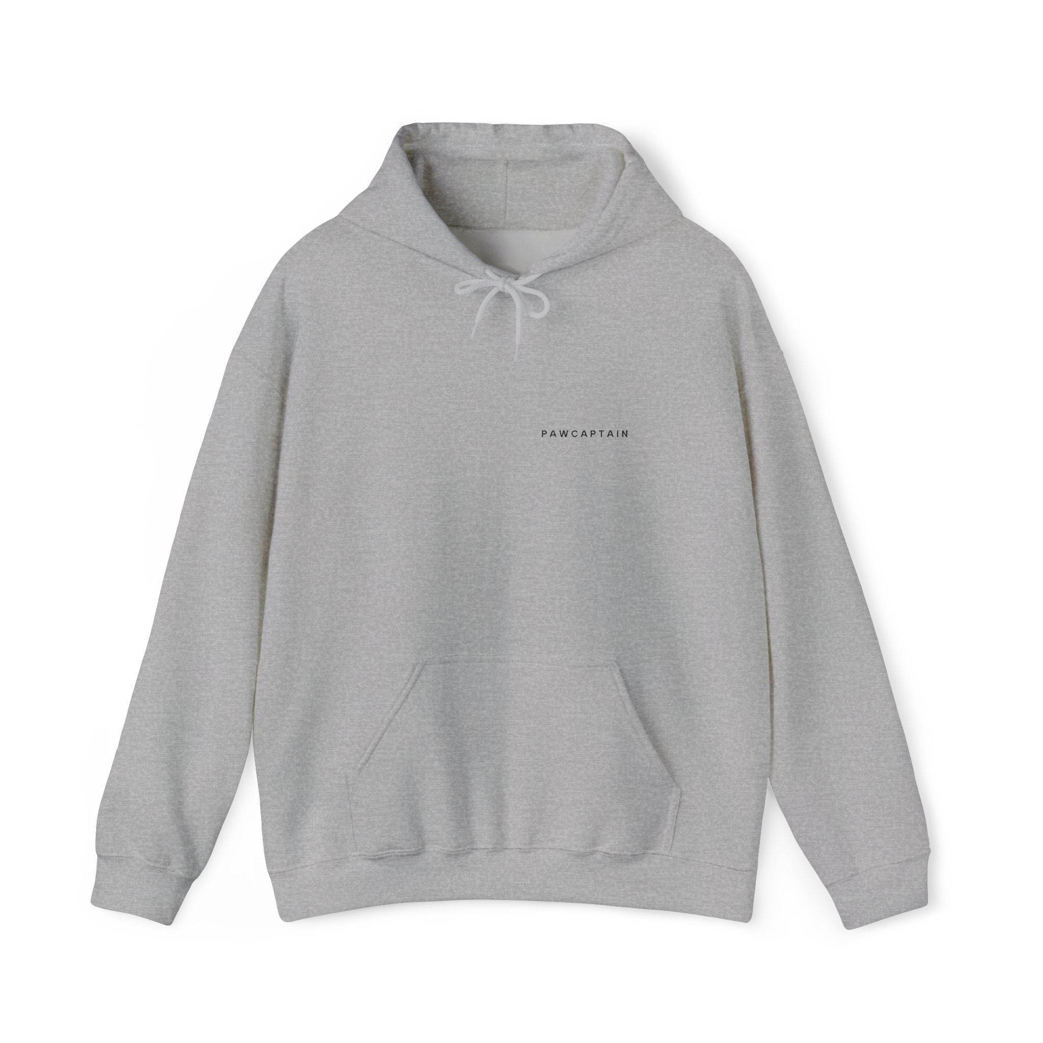 PawCaptain Minimal Embroidered Hoodie | Unisex Dog Lover Sweatshirt