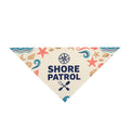Shore Patrol Pet Bandana — Nautical Dog & Cat Bandana with Compass Graphic