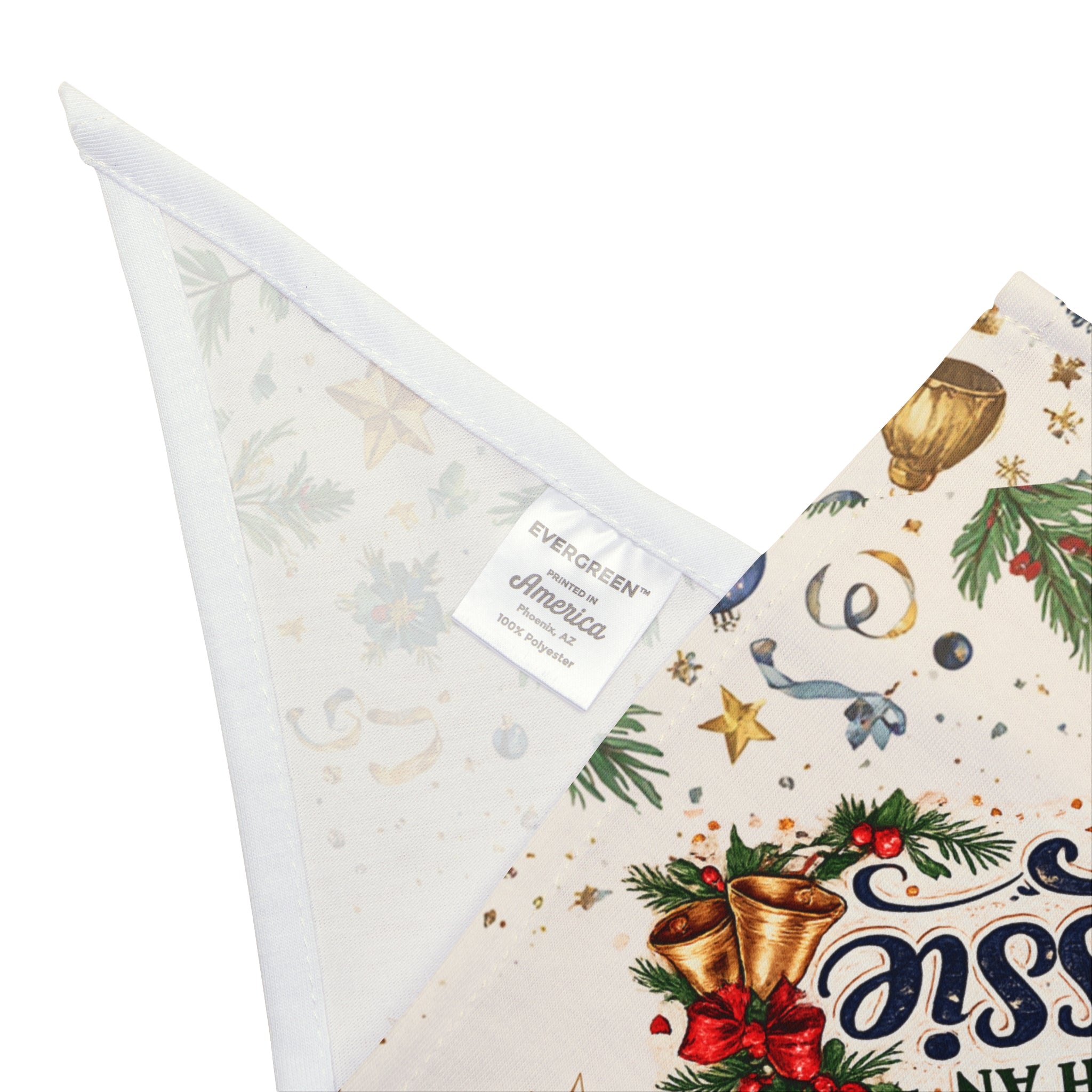 Life Is Merrier with an Aussie Dog Bandana | Australian Shepherd Christmas Bandana | Holiday Dog Bandana