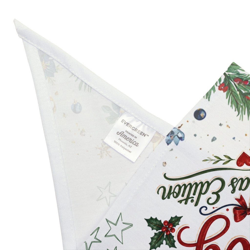 Velcro Dog Christmas Edition Bandana | Funny Christmas Dog Bandana | Holiday Pet Bandana