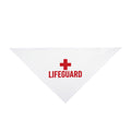 Lifeguard Pet Bandana — Red Cross Rescue Dog & Cat Triangle Scarf