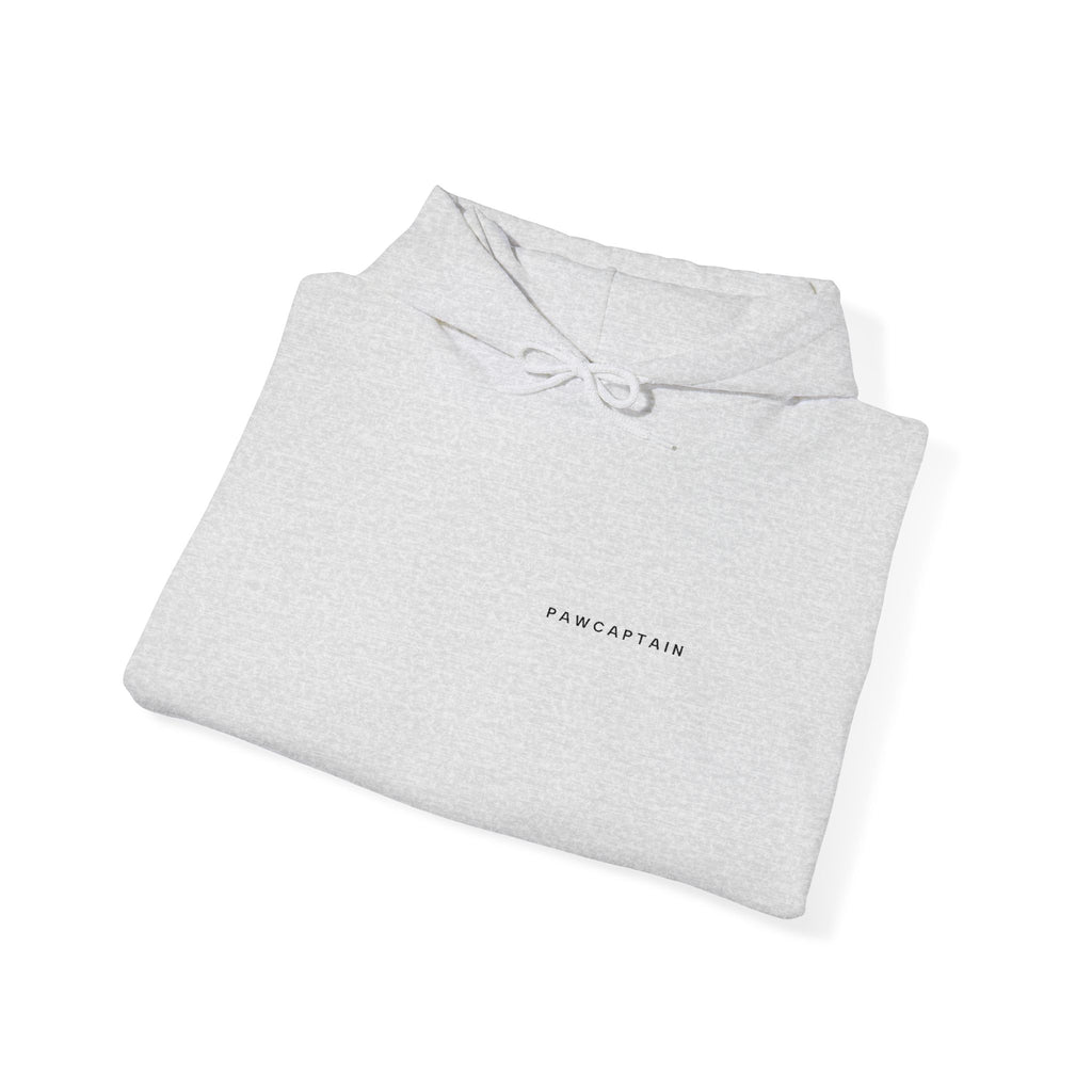 PawCaptain Minimal Embroidered Hoodie | Unisex Dog Lover Sweatshirt