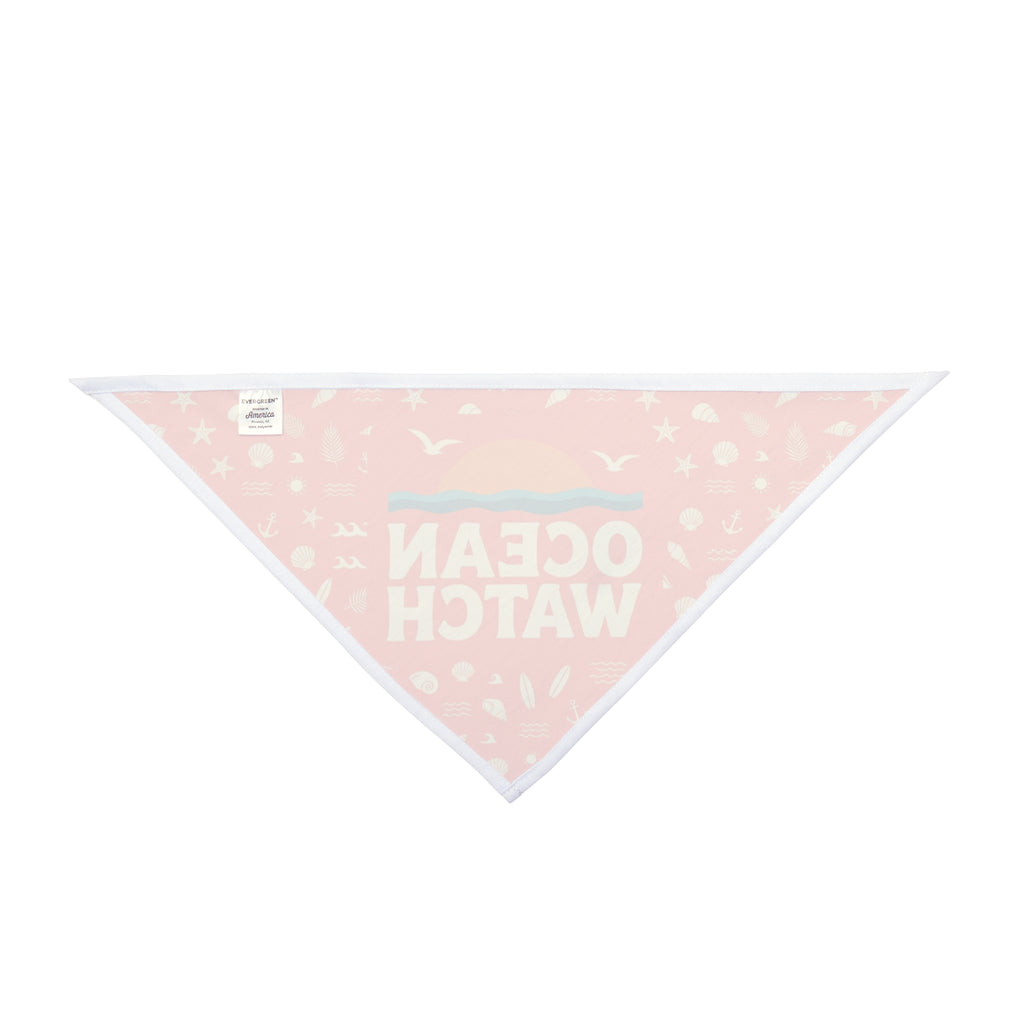 Ocean Watch Pet Bandana – Coral Sea Conservation Bandana for Dogs & Cats