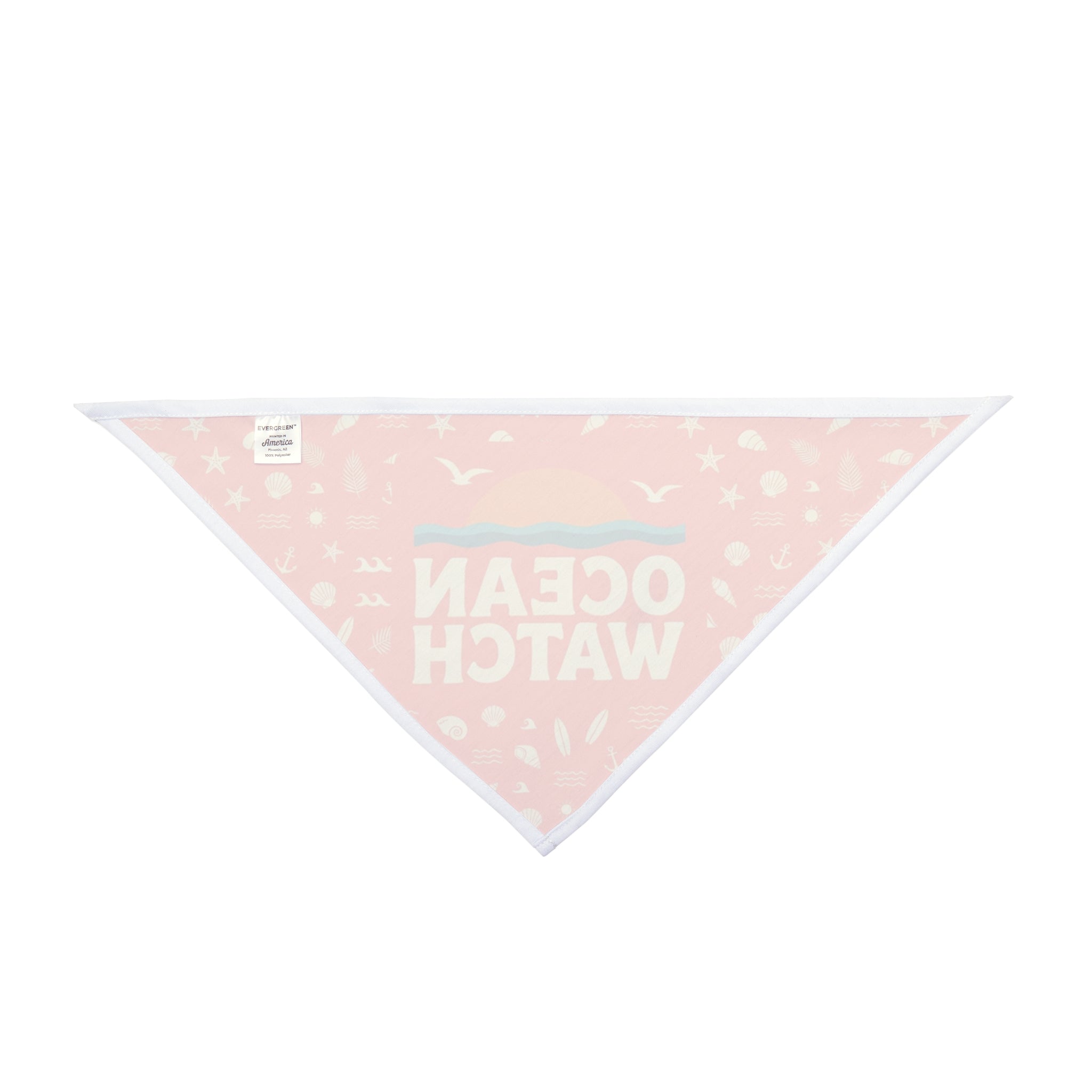 Ocean Watch Pet Bandana – Coral Sea Conservation Bandana for Dogs & Cats