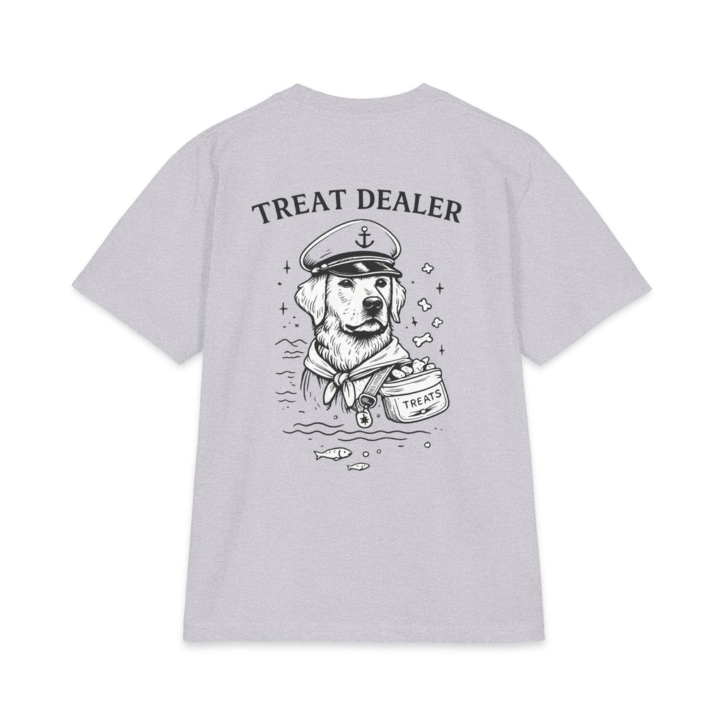 PawCaptain Treat Dealer Tee | Heavyweight Dog Lover Graphic Shirt