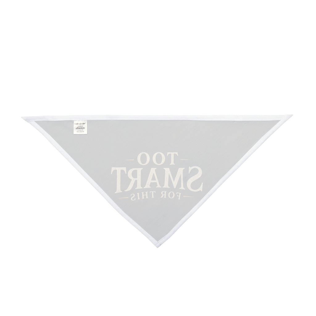 Funny Australian Shepherd Dog Bandana | Too Smart for This Pet Bandana