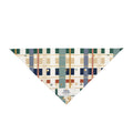 Dockside Plaid Stripe Dog Bandana