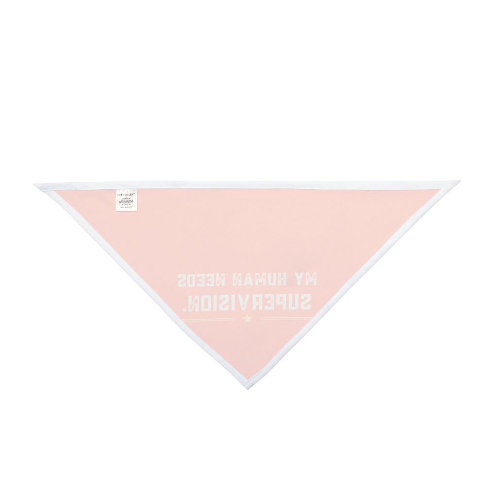 My Human Needs Supervision Dog Bandana | Funny Australian Shepherd Pet Bandana