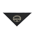 Funny Aussie Dog Bandana | My Human Needs Supervision Minimalist Pet Bandana