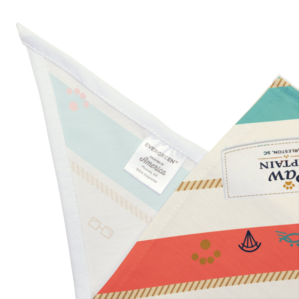 Seaside Cabana Stripe Dog Bandana