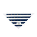 Nautical Striped "Paw Captain" Pet Bandana
