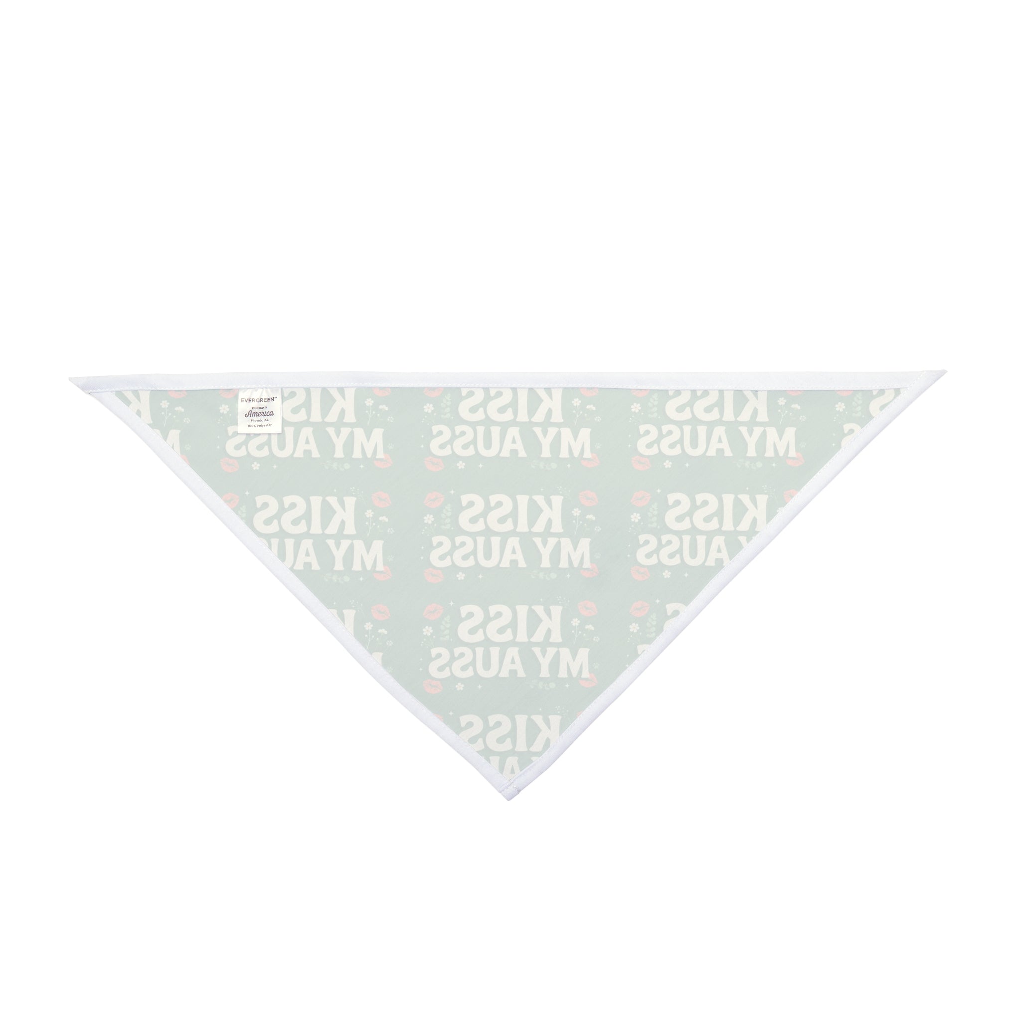 Kiss My Auss Australian Shepherd Dog Bandana | Funny Aussie Dog Bandana