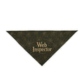 Web Inspector Halloween Dog Bandana | Spooky Spider Web Pet Bandana