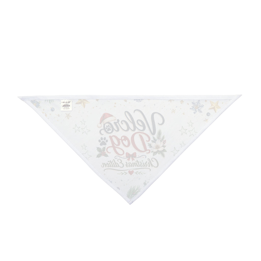Velcro Dog Christmas Edition Bandana | Funny Christmas Dog Bandana | Holiday Pet Bandana