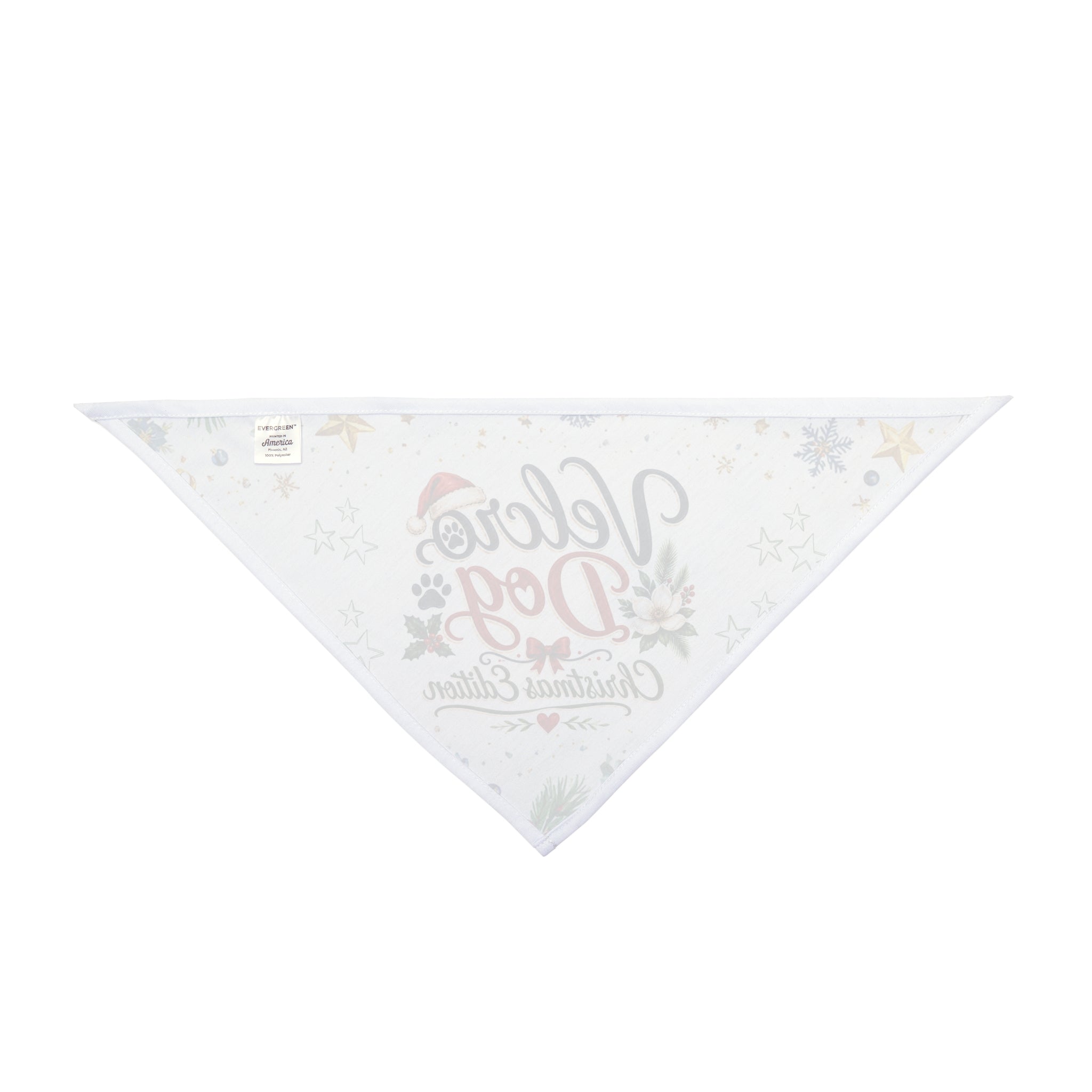 Velcro Dog Christmas Edition Bandana | Funny Christmas Dog Bandana | Holiday Pet Bandana