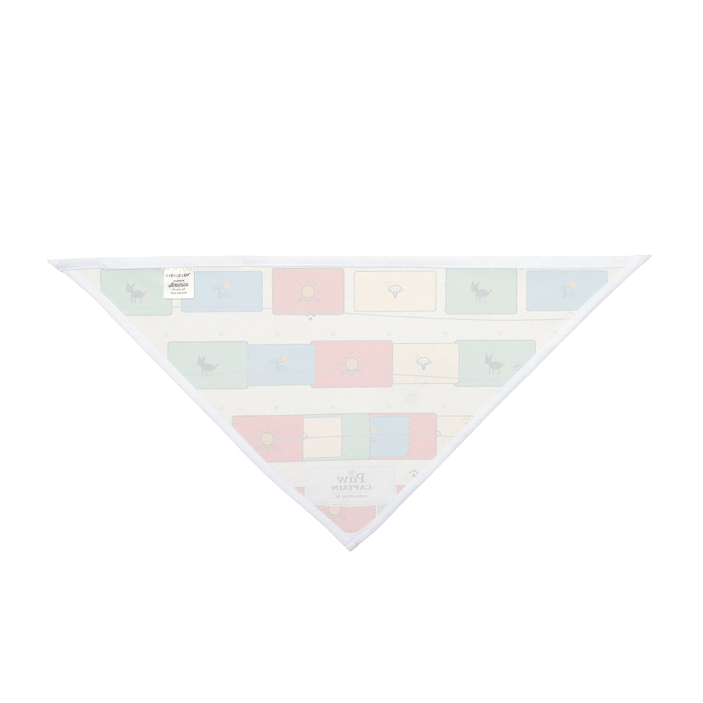Coastal Postcard Dog Bandana