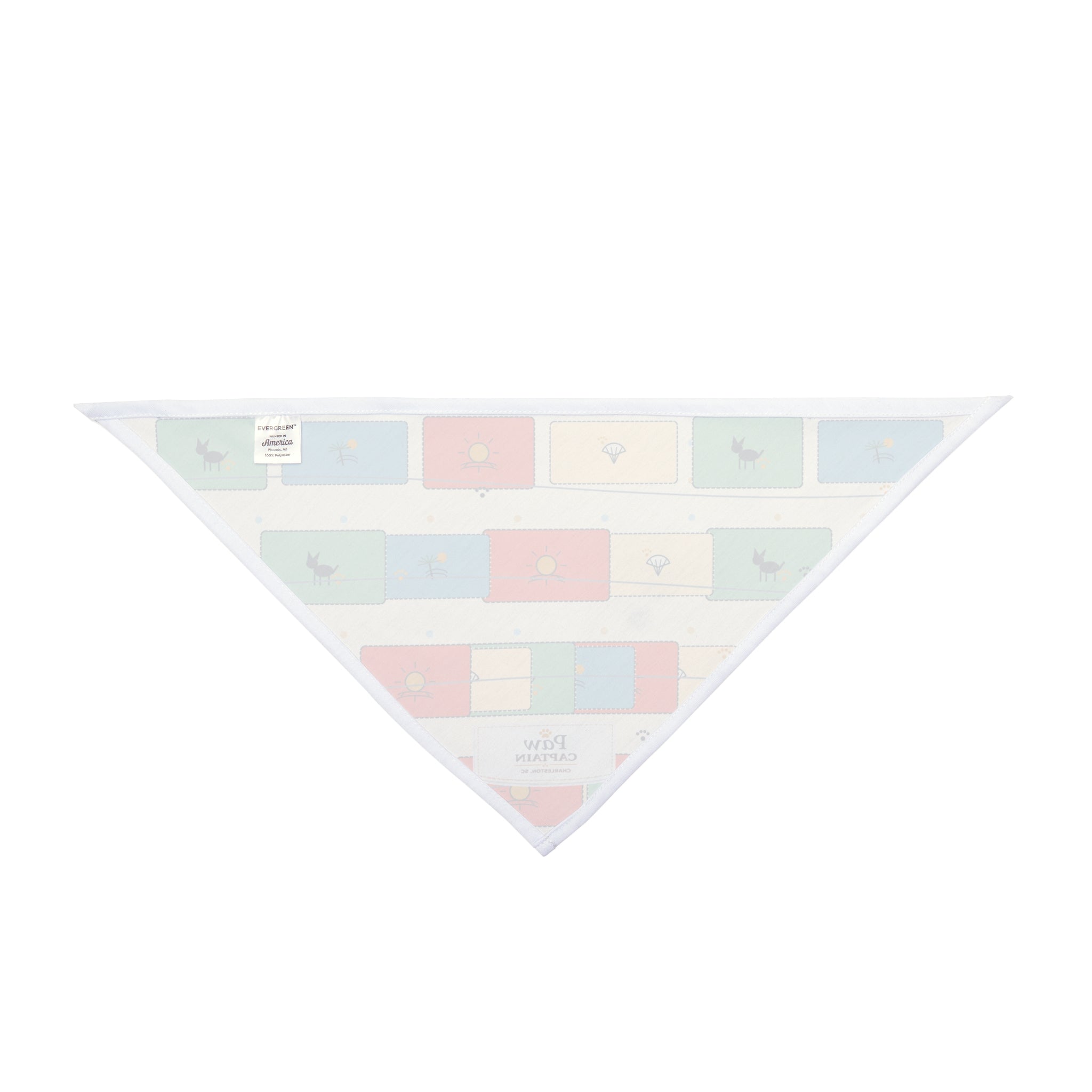 Coastal Postcard Dog Bandana