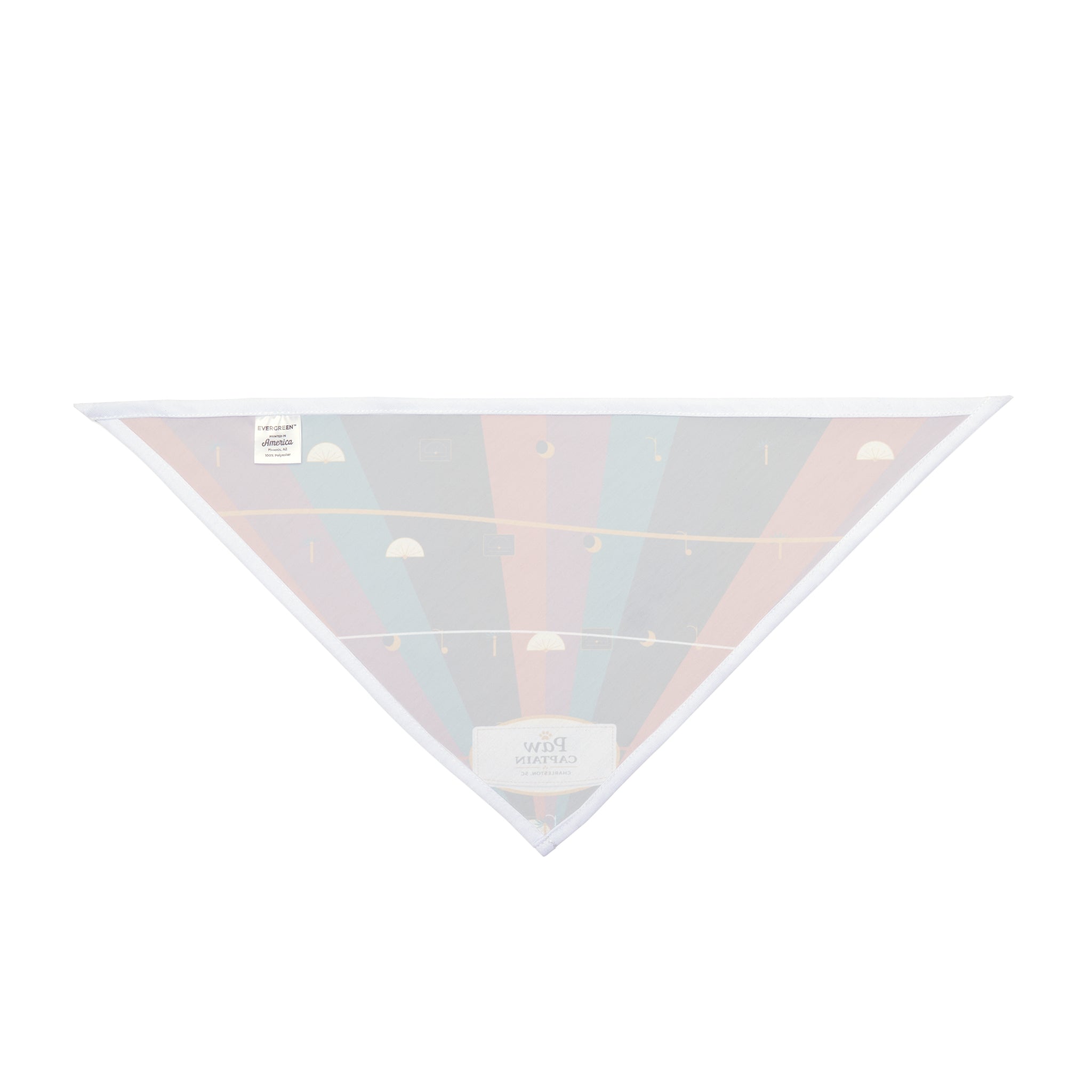 Midnight Palmetto Jazz Dog Bandana