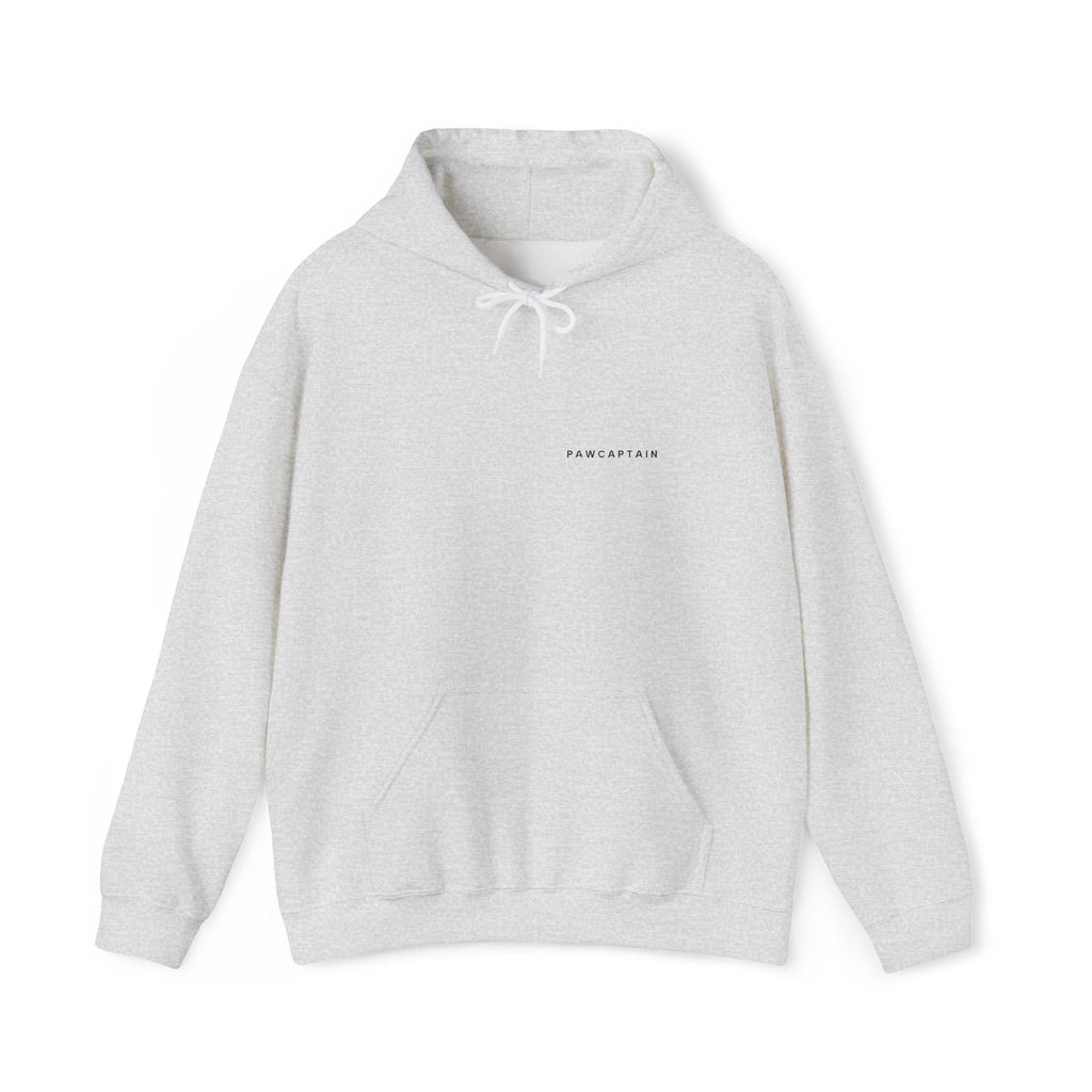 PawCaptain Minimal Embroidered Hoodie | Unisex Dog Lover Sweatshirt