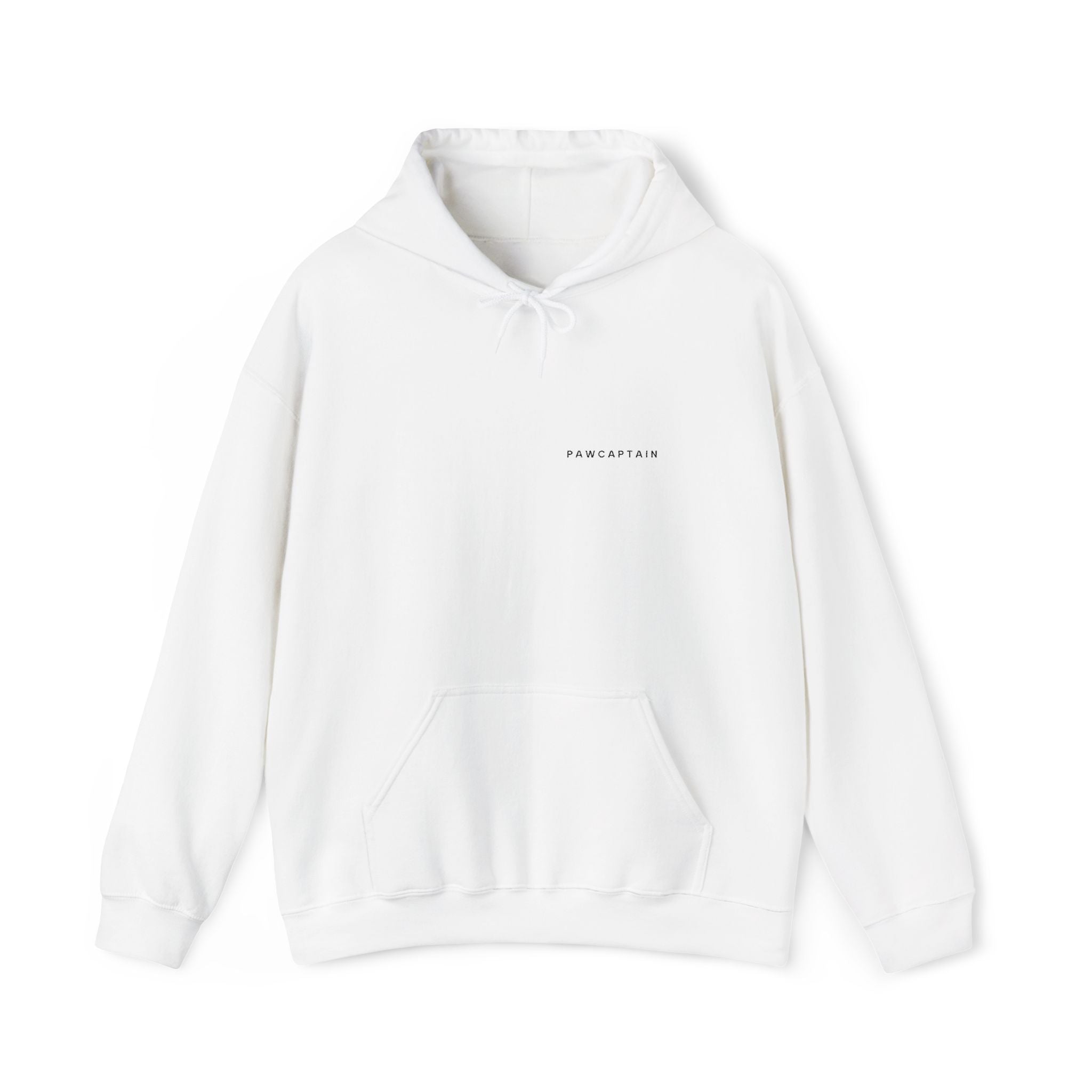 PawCaptain Minimal Embroidered Hoodie | Unisex Dog Lover Sweatshirt