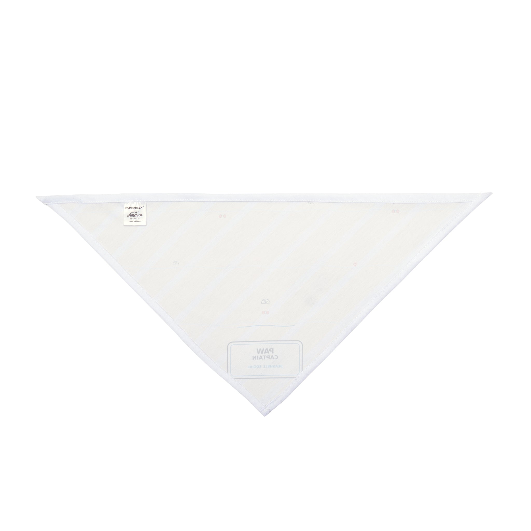 Seashell Social Club Dog Bandana