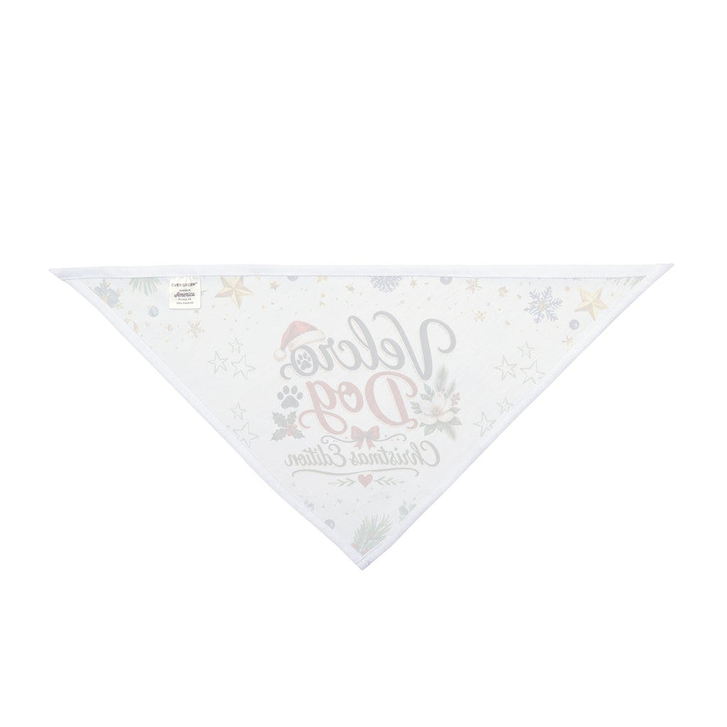 Velcro Dog Christmas Edition Bandana | Funny Christmas Dog Bandana | Holiday Pet Bandana
