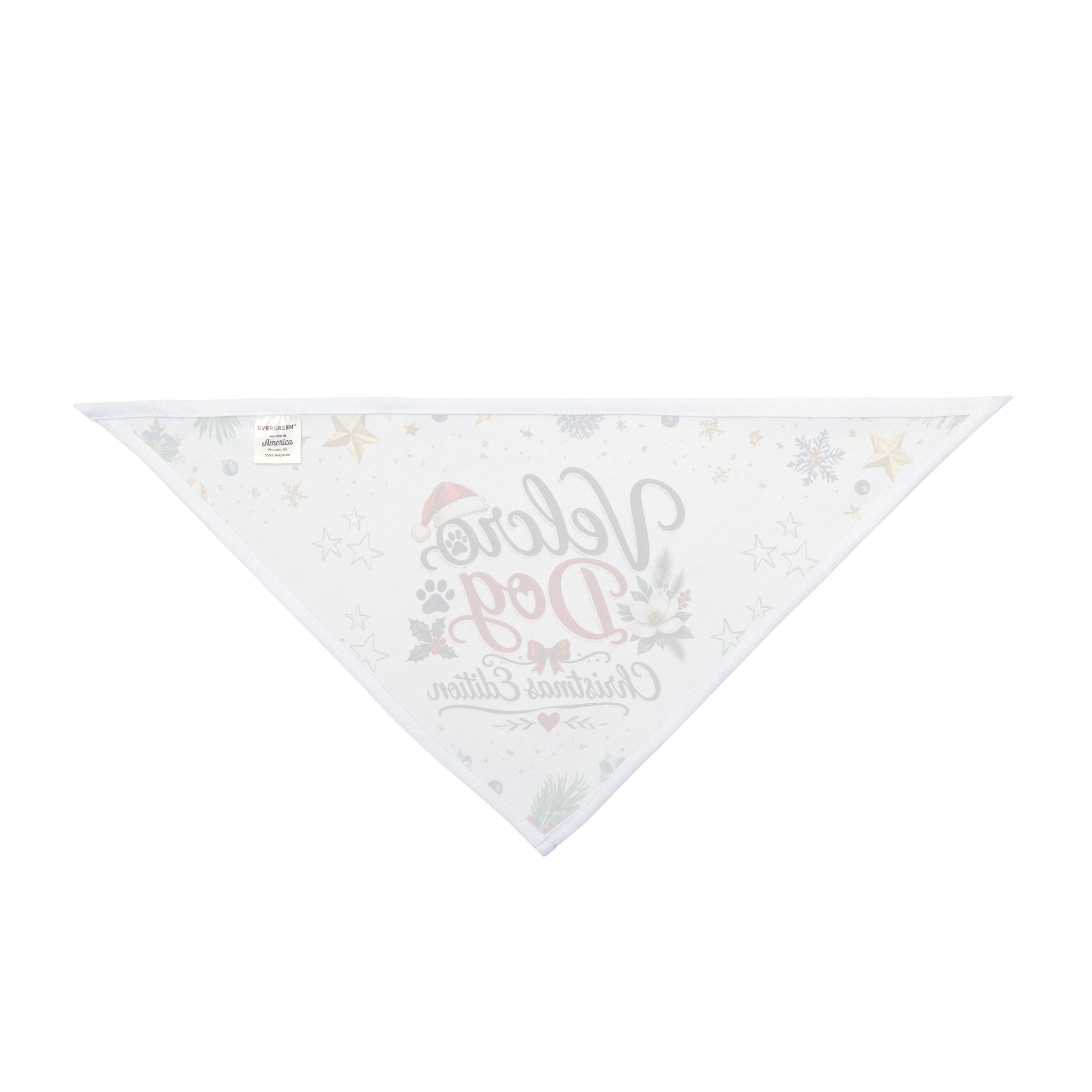 Velcro Dog Christmas Edition Bandana | Funny Christmas Dog Bandana | Holiday Pet Bandana