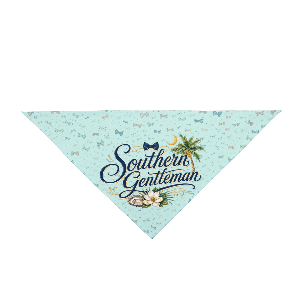 Southern Gentleman Dog Bandana | Southern Style Dog Bandana | Coastal Dog Bandana for Boy Dogs
