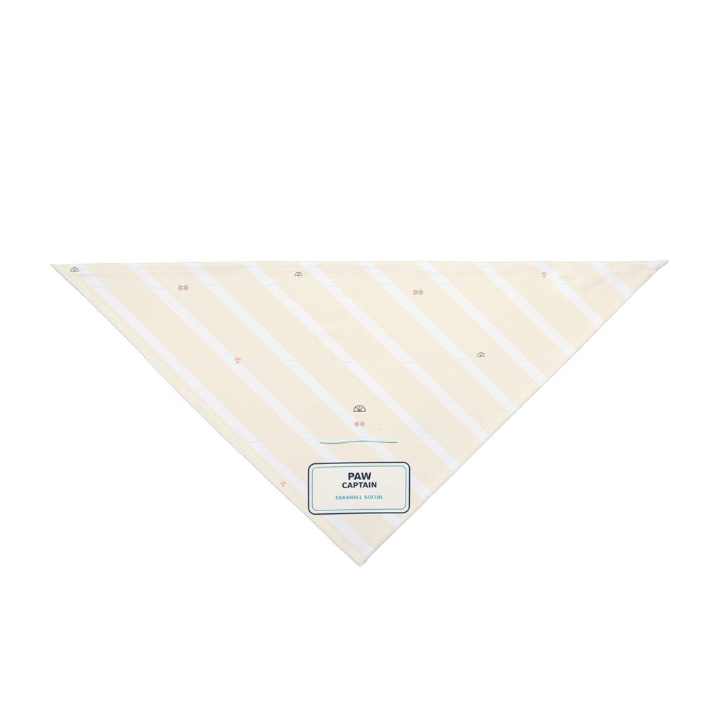 Seashell Social Club Dog Bandana