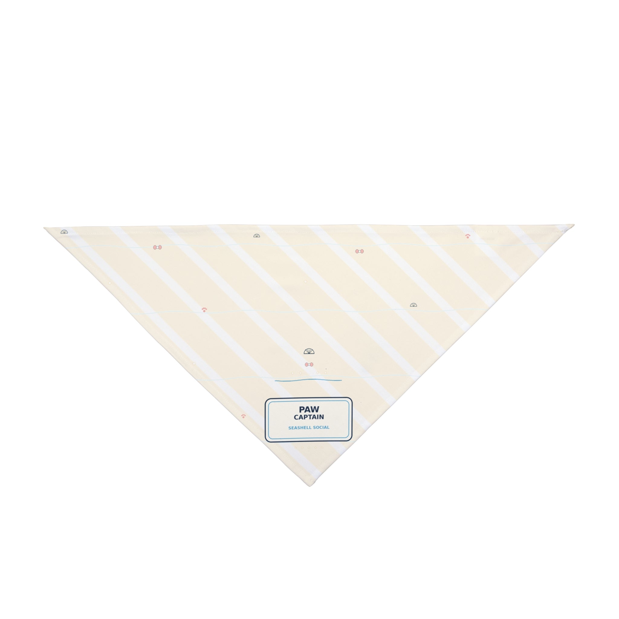 Seashell Social Club Dog Bandana