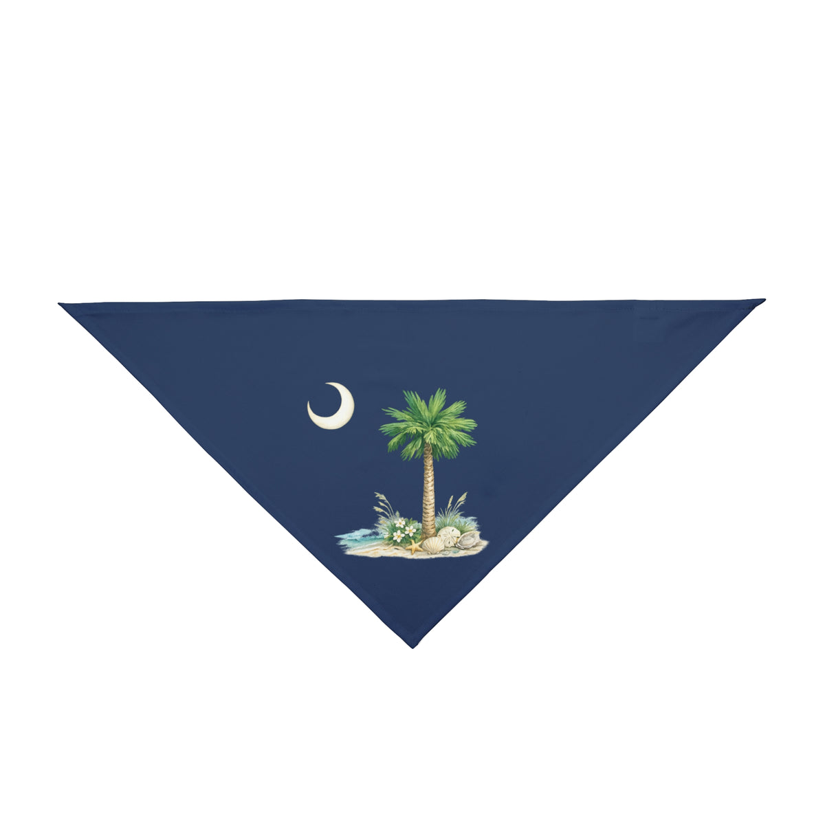 Palmetto State Dog Bandana | South Carolina Coastal Pet Bandana | Charleston Dog Scarf