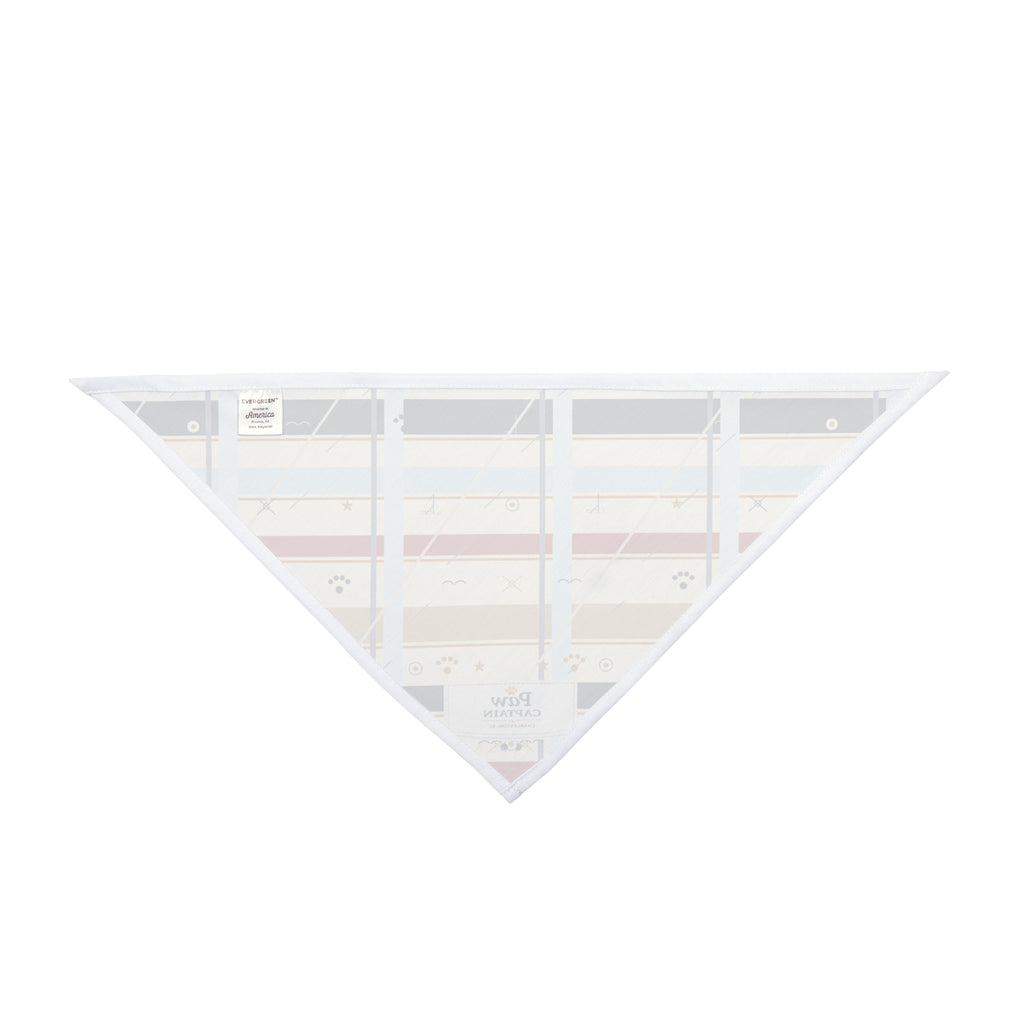 Sailcloth Check Stripe Dog Bandana