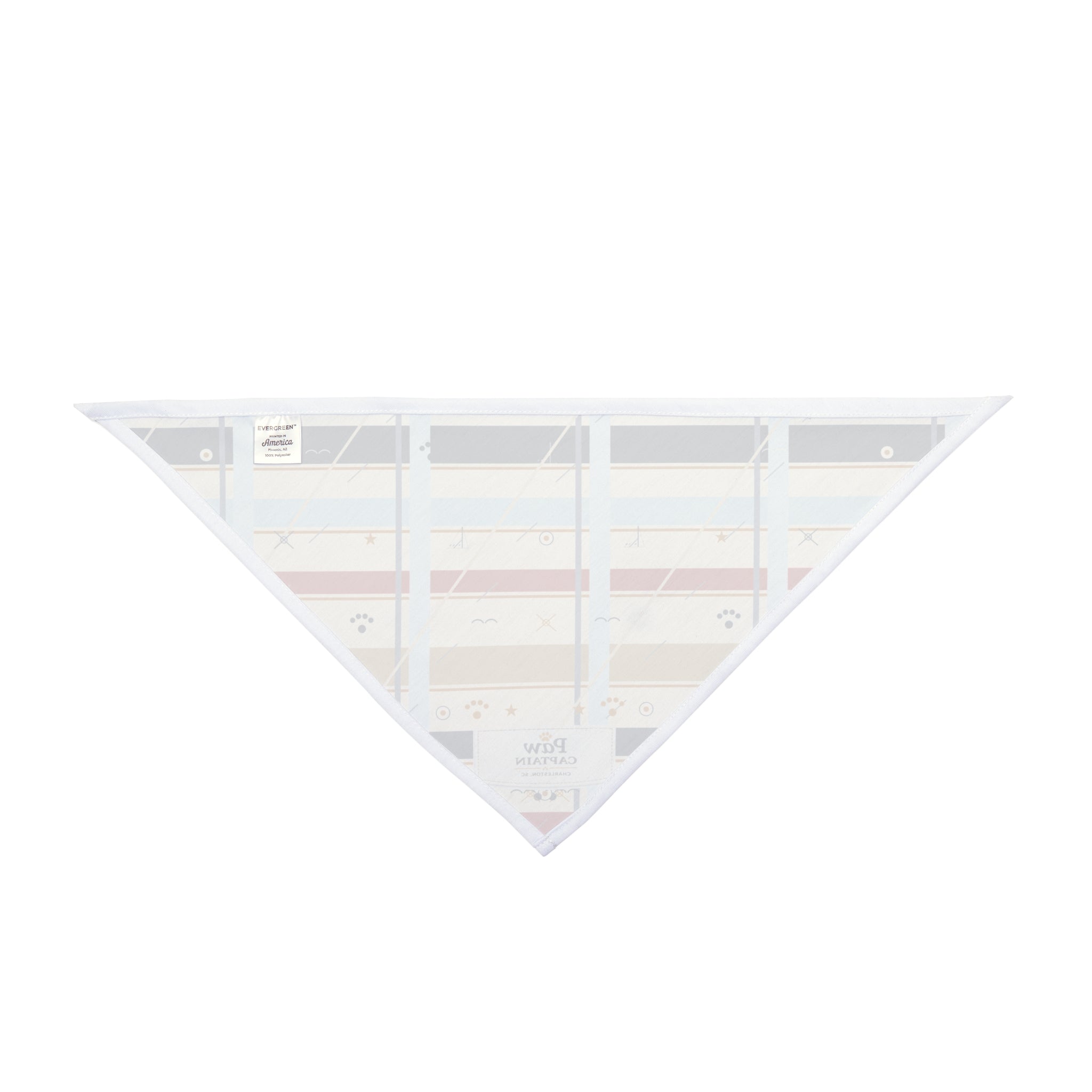 Sailcloth Check Stripe Dog Bandana