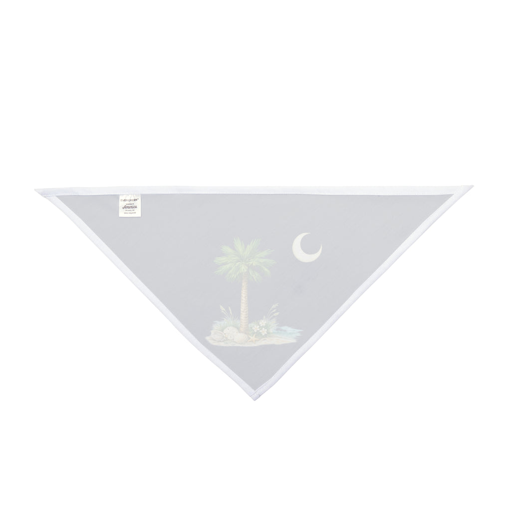 Palmetto State Dog Bandana | South Carolina Coastal Pet Bandana | Charleston Dog Scarf