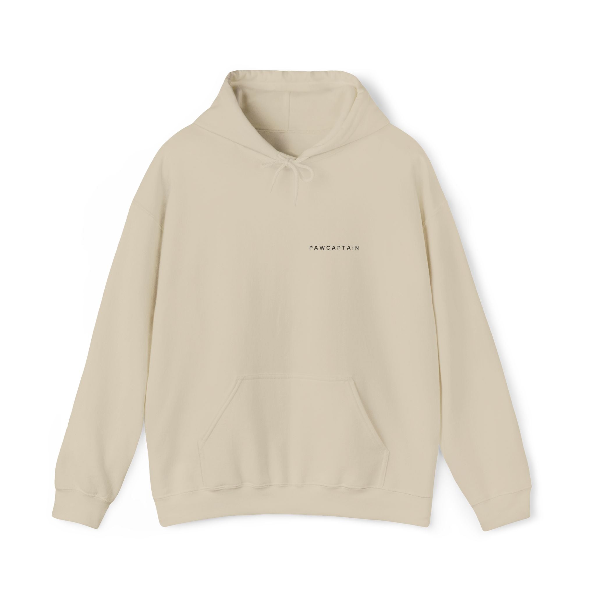 PawCaptain Minimal Embroidered Hoodie | Unisex Dog Lover Sweatshirt