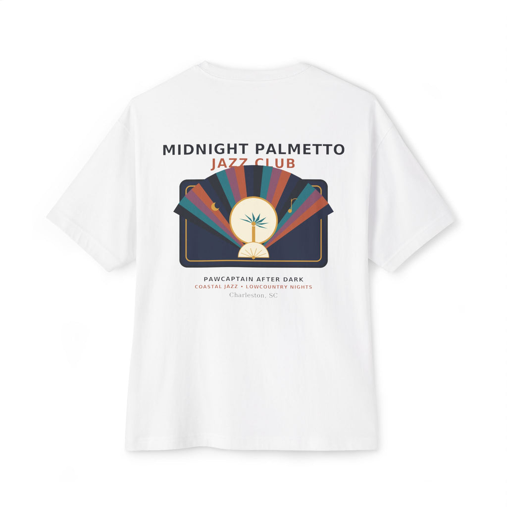 Midnight Palmetto Jazz Club Oversized Tee