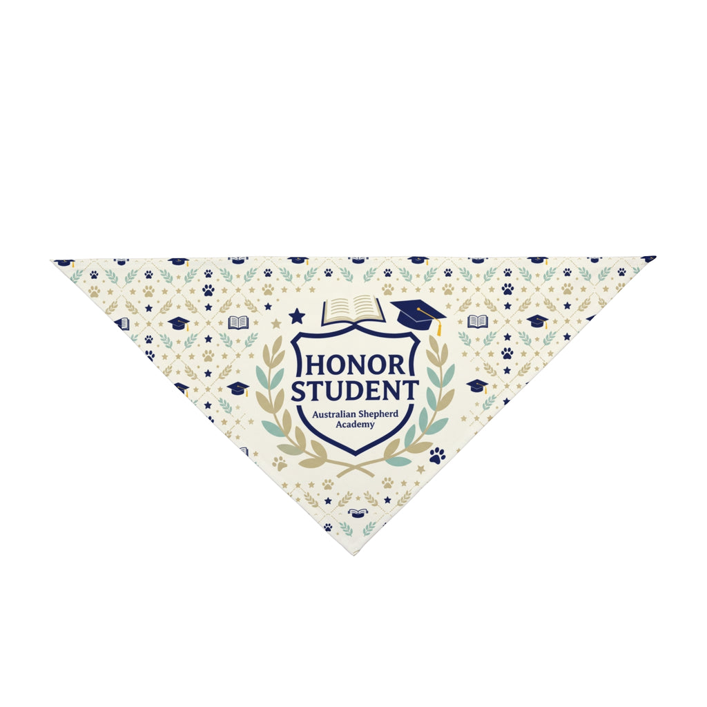Honor Student Australian Shepherd Dog Bandana | Smart Dog Bandana
