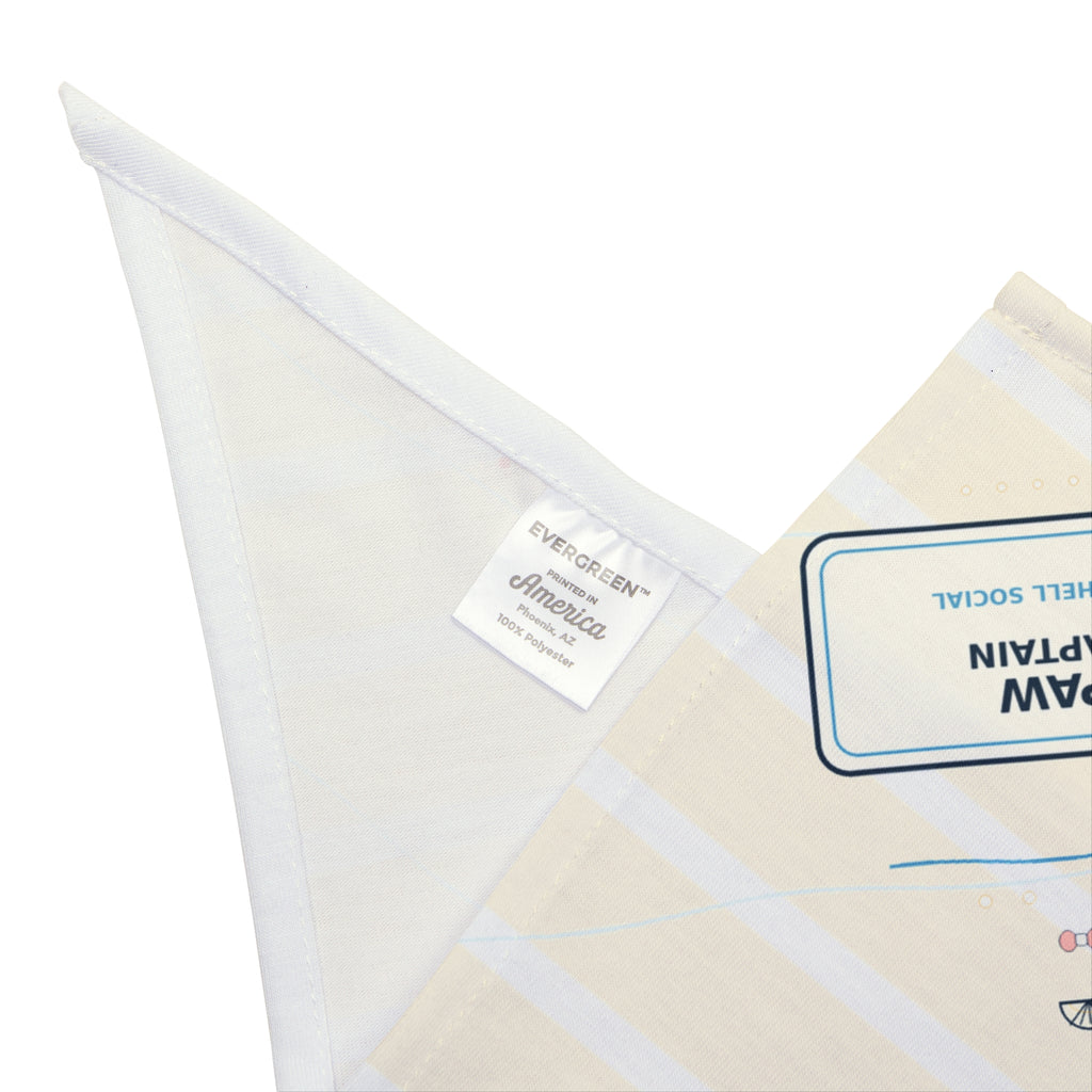 Seashell Social Club Dog Bandana