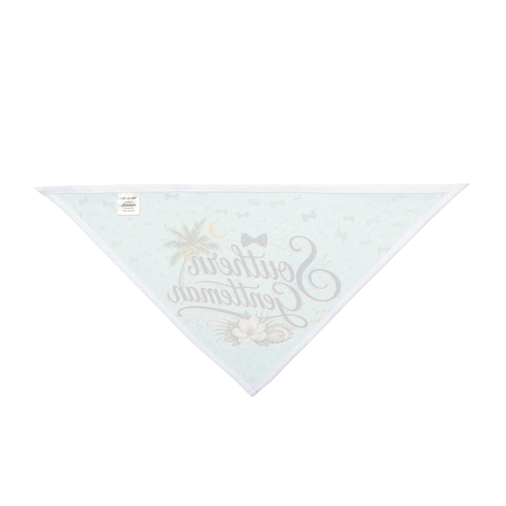 Southern Gentleman Dog Bandana | Southern Style Dog Bandana | Coastal Dog Bandana for Boy Dogs