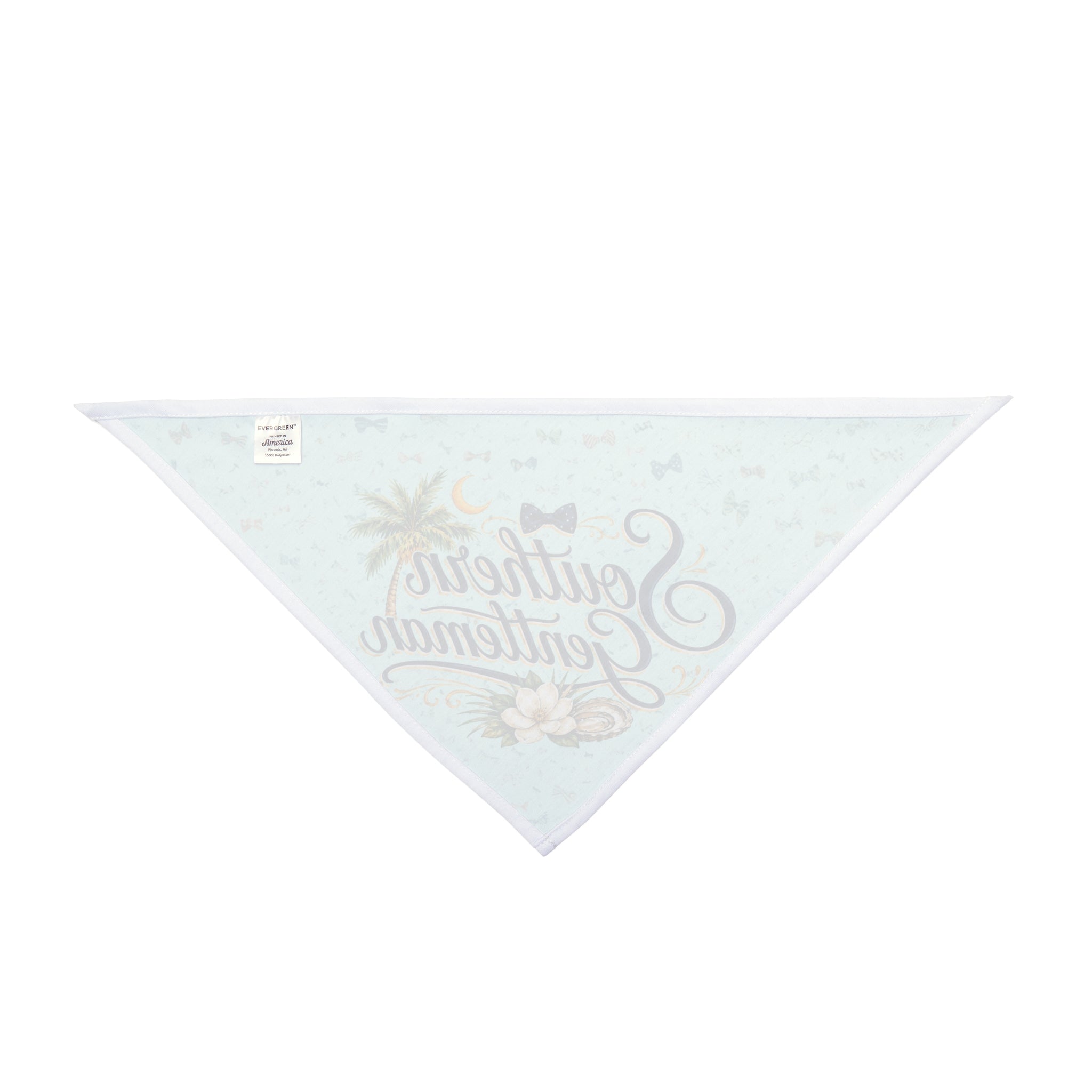 Southern Gentleman Dog Bandana | Southern Style Dog Bandana | Coastal Dog Bandana for Boy Dogs