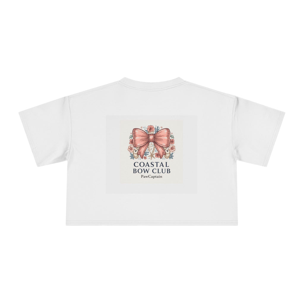 Coastal Bow Club Crop Tee