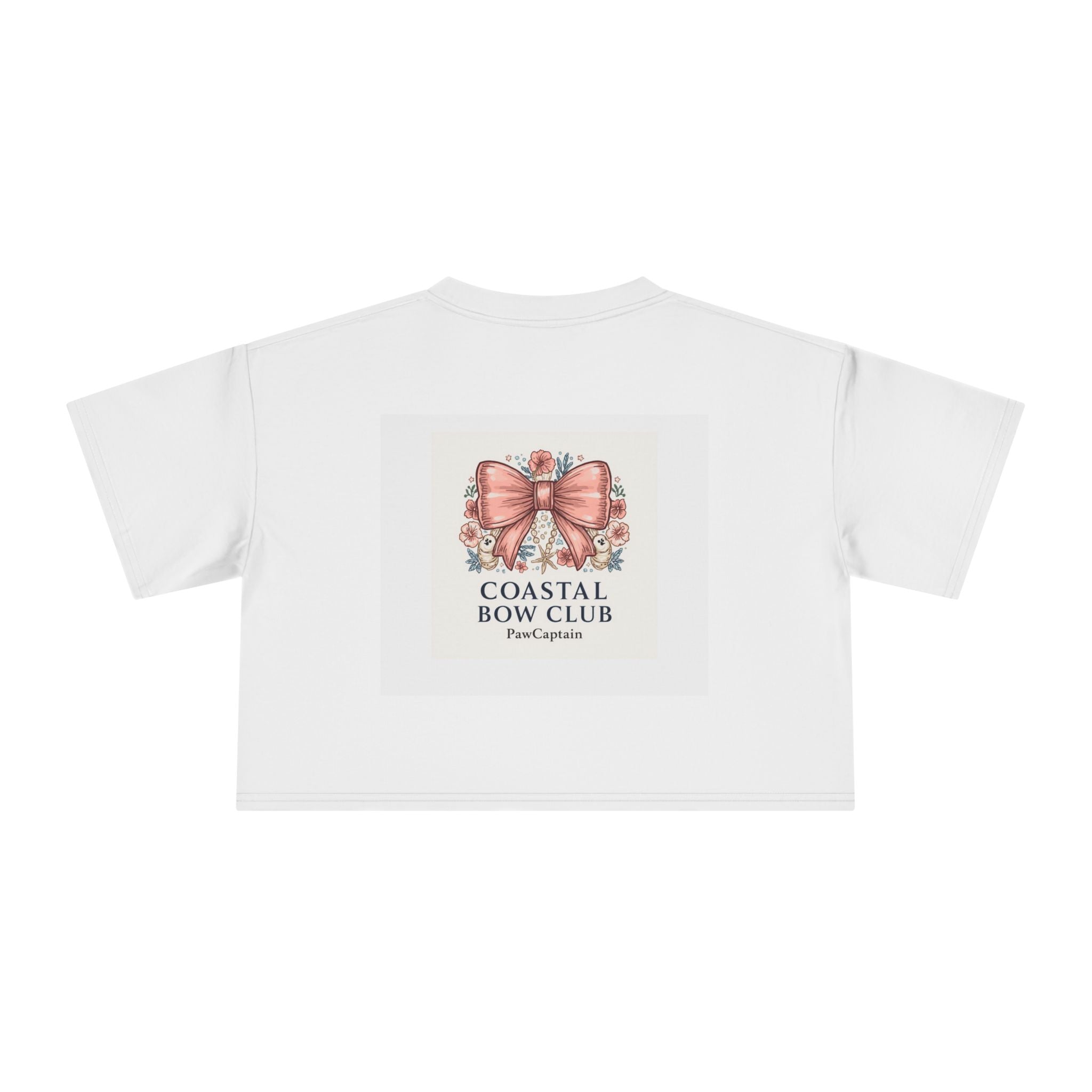 Coastal Bow Club Crop Tee