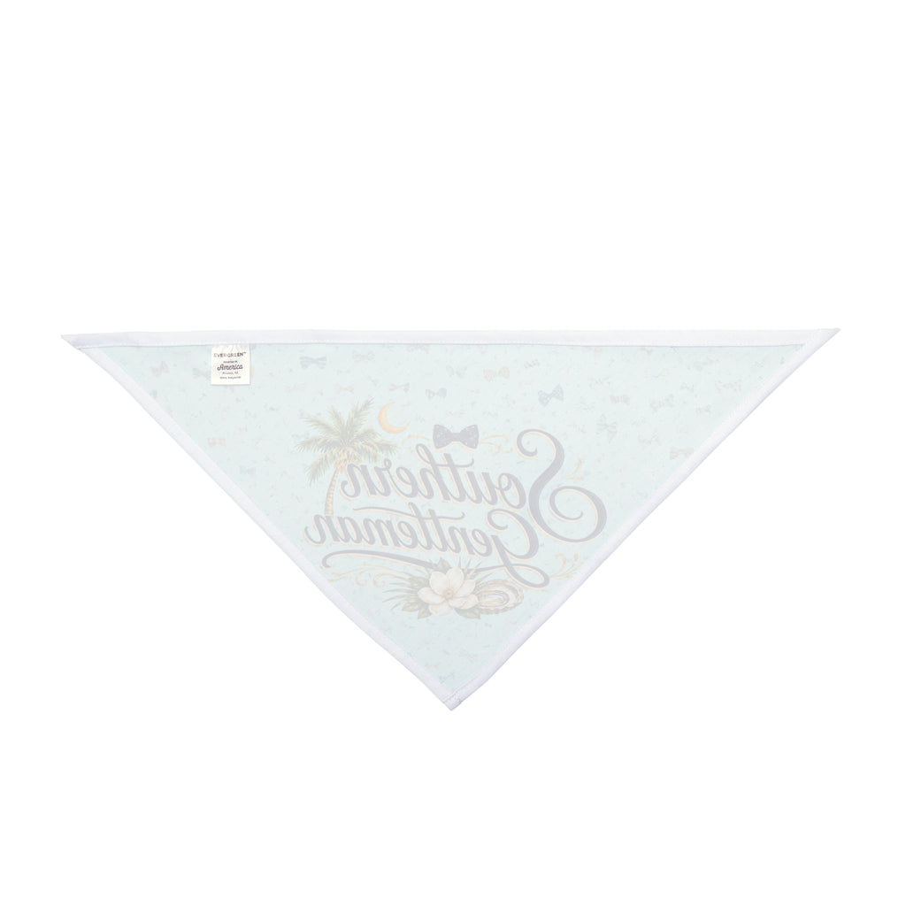 Southern Gentleman Dog Bandana | Southern Style Dog Bandana | Coastal Dog Bandana for Boy Dogs