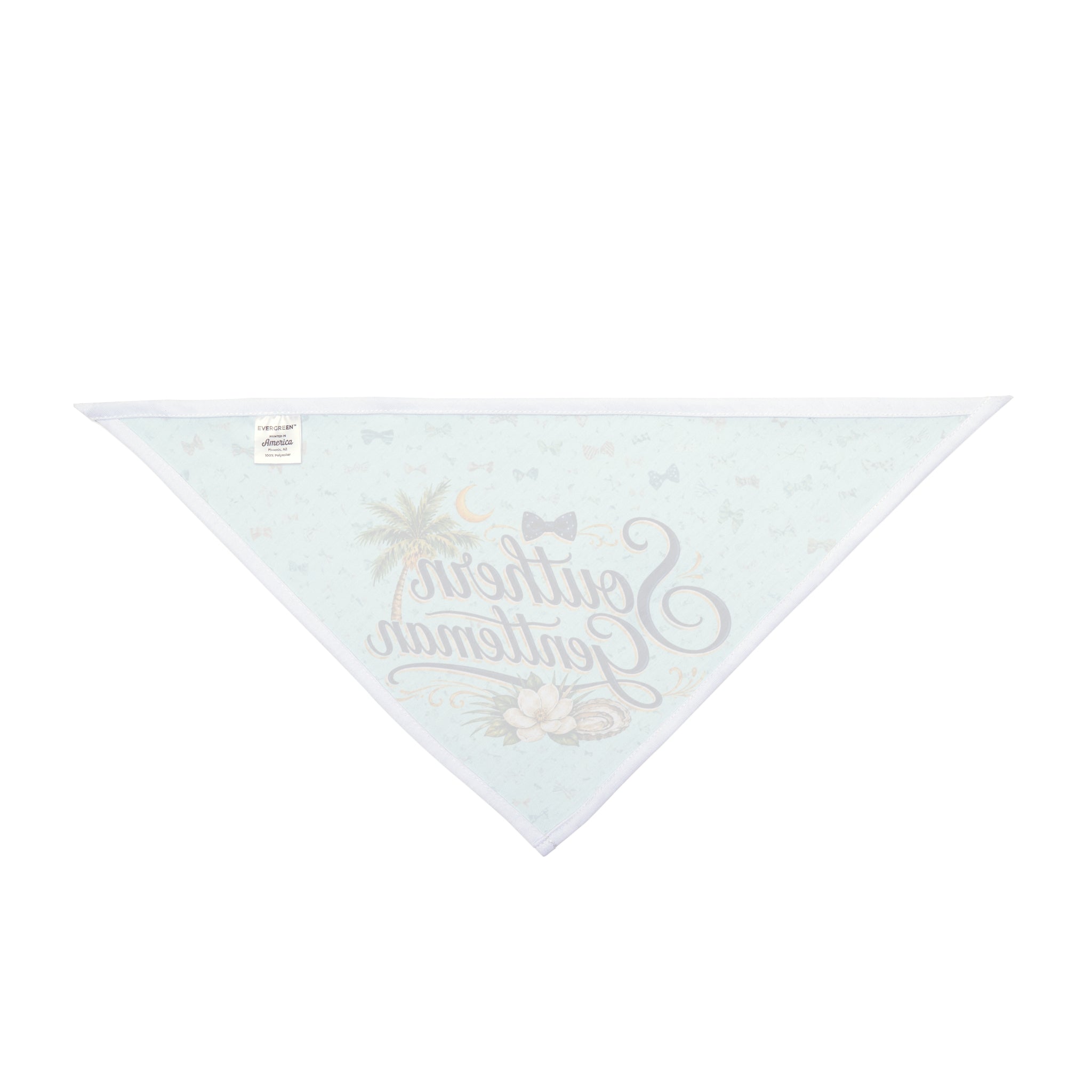 Southern Gentleman Dog Bandana | Southern Style Dog Bandana | Coastal Dog Bandana for Boy Dogs