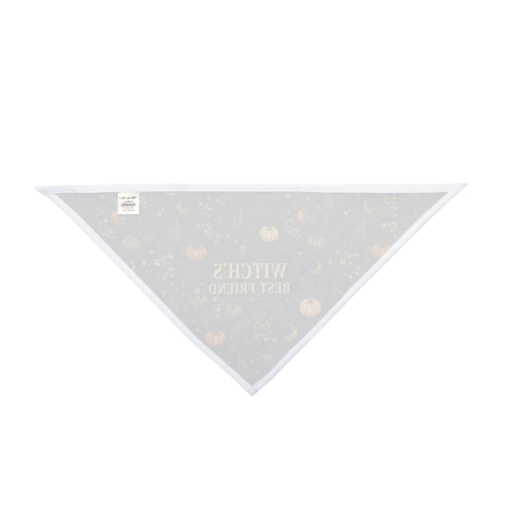 Witch's Best Friend Halloween Dog Bandana | Spooky Dog Mom Pet Bandana